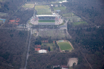 Wildparkstadion KSC in the district Oststadt in Karlsruhe in the state Baden-Wuerttemberg, Germany