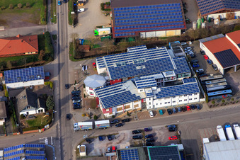 REHA med Gesundheitspark GmbH - Department of Orthopaedics & Neurology in Herxheim bei Landau in the state Rhineland-Palatinate, Germany from the drone perspective