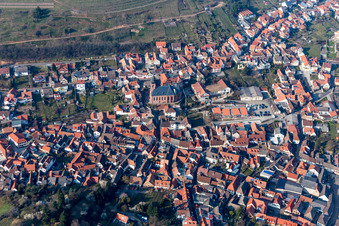 Old Town area and city center in Sankt Martin in the state Rhineland-Palatinate, Germany