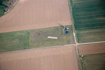 Aerial view of Model Flying Club Altdorf in Altdorf in the state Rhineland-Palatinate, Germany