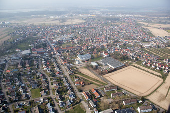 District Freistett in Rheinau in the state Baden-Wuerttemberg, Germany