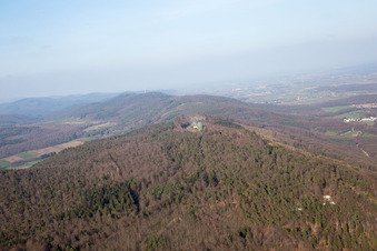 Lampertsloch in the state Bas-Rhin, France out of the air