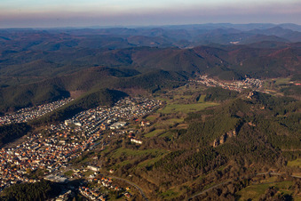 Dahn in the state Rhineland-Palatinate, Germany