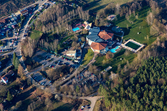 Rock pool in Dahn in the state Rhineland-Palatinate, Germany