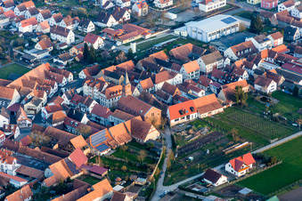Evangelic Church building in the village of in Steinweiler in the state Rhineland-Palatinate, Germany