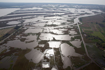 Massarosa in the state Lucca, Italy out of the air