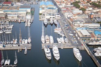 Viareggio in the state Lucca, Italy out of the air