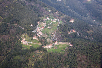 Valdicastello in the state Tuscany, Italy out of the air