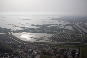 Aerial photograpy of Bagni in the state Emilia Romagna, Italy