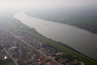 Ca' Tiepolo in the state Veneto, Italy out of the air