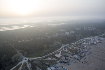 Comacchio, Lido di Spina in Lido di Spina in the state Emilia Romagna, Italy out of the air