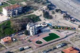 Camping Village Internazionale depandance with poola and beach in Chioggia in Veneto, Italy