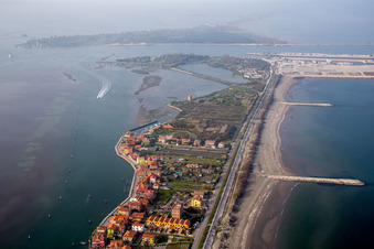 San Pietro in Volta in the state Veneto, Italy out of the air