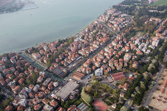 Aerial view of Venezia in the state Veneto, Italy