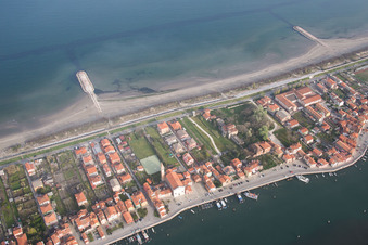 Sant'Antonio in the state Veneto, Italy from the plane