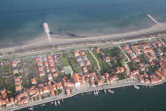 Bird's eye view of Sant'Antonio in the state Veneto, Italy