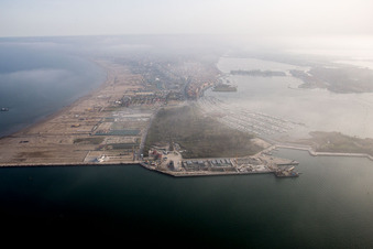 Sottomarina in Faro in the state Veneto, Italy out of the air
