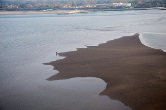 Aerial view of Caleri in the state Veneto, Italy