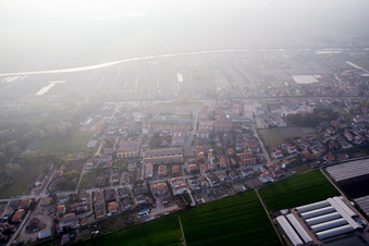Fossone d'Adige in the state Veneto, Italy out of the air