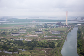 ENEL Power Station in Case Ocaro in the state Veneto, Italy