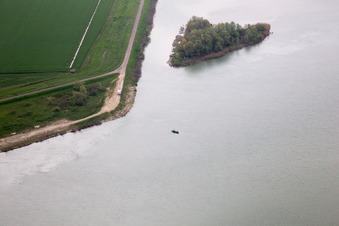 Aerial view of Case Ocaro in the state Veneto, Italy