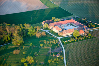 Homestead of a farm in Volkach in the state Bavaria, Germany