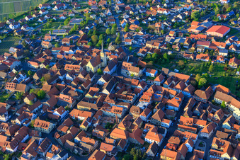 Main Street in Sommerach in the state Bavaria, Germany