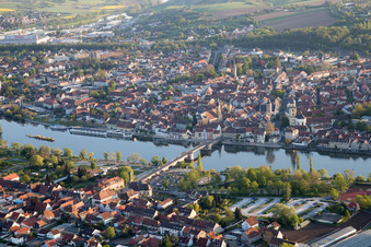Main Bridge in Kitzingen in the state Bavaria, Germany