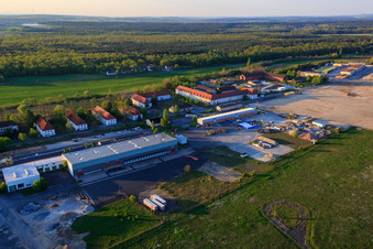 FRITSCH MHK4 and Guesthouse MOWO conneKT at the airport in the district Hoheim in Kitzingen in the state Bavaria, Germany