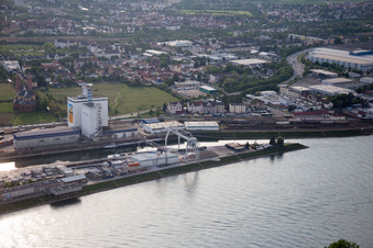 Worms in the state Rhineland-Palatinate, Germany out of the air