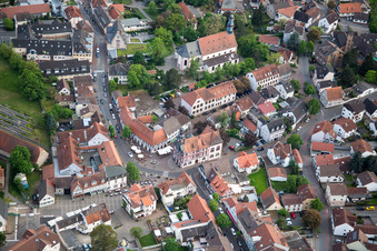 Town Hall building of the city administration Altes Rathaus in Lorsch in the state Hesse, Germany
