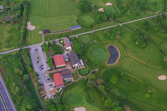Clubhouse of the Golf Club Bensheim eV in Bensheim in the state Hesse, Germany