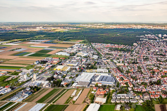 Nordring industrial area in Griesheim in the state Hesse, Germany