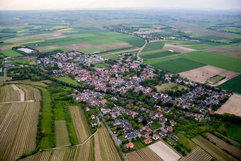 Village view in Dexheim in the state Rhineland-Palatinate, Germany