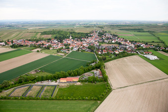 District Heßloch in Dittelsheim-Heßloch in the state Rhineland-Palatinate, Germany