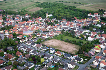 Village view in the district Heßloch in Dittelsheim-Heßloch in the state Rhineland-Palatinate, Germany