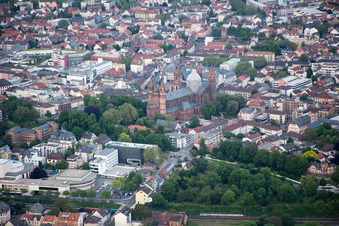 Imperial Cathedral of St. Peter in Worms in the state Rhineland-Palatinate, Germany