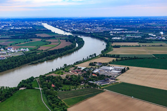 Carlo von Opel equestrian center at the Demeter Hofgut Petersau in the district Mörsch in Frankenthal in the state Rhineland-Palatinate, Germany