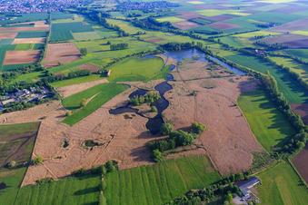 Reinheimer Teich nature reserve in the district Spachbrücken in Reinheim in the state Hesse, Germany