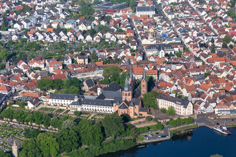 Church building Einhardbasilika in Seligenstadt in the state Hesse, Germany