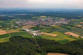 From the southeast in Ober-Ramstadt in the state Hesse, Germany