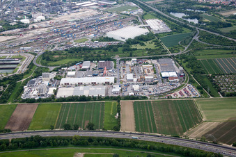 BASF in the district Pfingstweide in Ludwigshafen am Rhein in the state Rhineland-Palatinate, Germany