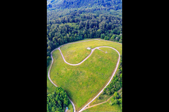 Green landfill in the district Grötzingen in Karlsruhe in the state Baden-Wuerttemberg, Germany