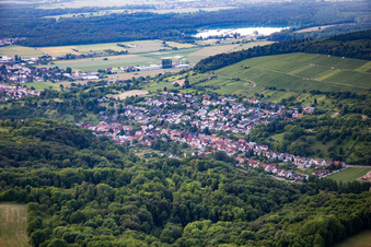From the southeast in Weingarten in the state Baden-Wuerttemberg, Germany