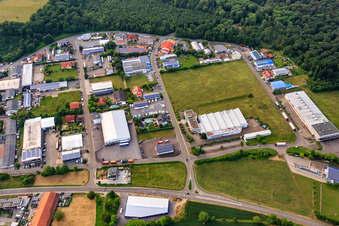 Friedrich-Ebert-Straße commercial area with GAA, Kolb Energieservice heating and operating cost billing and session pro GmbH in Östringen in the state Baden-Wuerttemberg, Germany