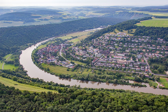 District Eichel in Wertheim in the state Baden-Wuerttemberg, Germany