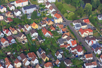 Waldstr in Kandel in the state Rhineland-Palatinate, Germany out of the air