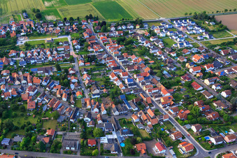 Kindergarten Street in Minfeld in the state Rhineland-Palatinate, Germany