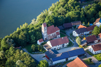 Church building in the village of in Usterling on the river Isar in the state , Germany