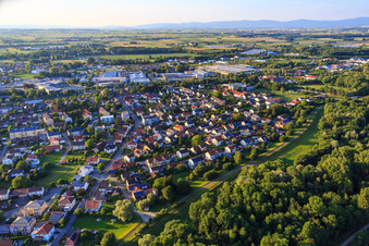 Baderallee in Landau an der Isar in the state Bavaria, Germany